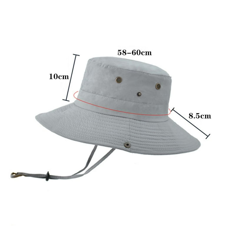 Outdoor Sun protection Big brim Summer Bucket Hat Pot hat Wide Brim Fishing  Hat Sun Hat WINE RED