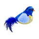 thumbnail image 2 of Juguete interactivo realista con chirrido de pájaro para gatos y gatitos. azul, 2 of 9