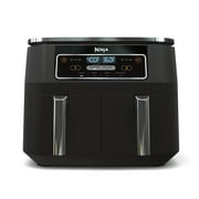 Ninja® Foodi® 4-in-1 8-Quart. 2-Basket Air Fryer with DualZone Technology- Air Fry, Roast, & More DZ100