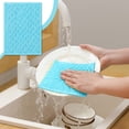 thumbnail image 2 of MTBLYS Paño de cocina absorbente y grueso de doble cara para lavar platos|resistente al aceite | 6|3 x 4|7 x 0|2 pulgadas | Paño de cocina reutilizable de poliéster que no raya, 2 of 7
