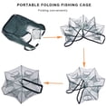 thumbnail image 3 of Jaula de inmersión fundida plegable para pesca, cangrejo, camarones, peces, cangrejos, red, trampa (6 agujeros), 3 of 8
