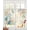 Brown Blue, variant on Beach Coastal Sheer Curtains 54 Inch Length 2 Panels Set for Living Room/Bedroom, Summer Nautical Coral Shell Botanical Kitchen Curtains Grommet Semi-Sheer Curtains Drapes Window Treatments 42"x54"x2