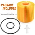 thumbnail image 6 of JIAHAOO Oil Filter Kit 5 Pack for Toyota 1.8L 2.0L 16V Engines C-HR Scion XD IM CT200h NX200 Plastic Easy Use, 6 of 11