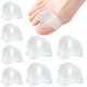 thumbnail image 1 of 8Pcs Toe Separators for Overlapping Toes, Silicone Big Toe Straighteners for Bent Gel Spacers to Correct Your Hammer Toe Dividers Bunions Pain Relieve Spreaders for Men Women(S＋L), 1 of 5