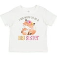 thumbnail image 3 of Inktastic I Am Going to Be a Big Sister - Floral Fox Girls Toddler T-Shirt, 3 of 5