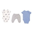 thumbnail image 2 of Conjunto George Conjunto, marca George, set de 2 pañaleros mc, pantalón osos, bebo, talla 0M, 2 of 4