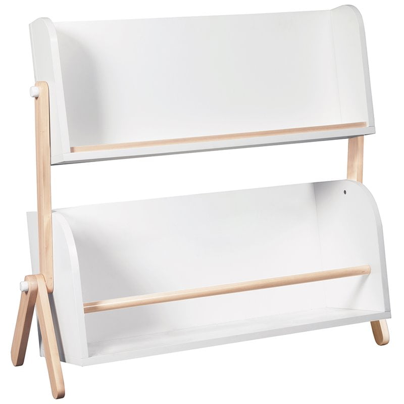 Photo 1 of *MISSING PIECES-MINOR DAMAGE-CLOSE TO ASSEMBLED SEE PHOTOS*
Babyletto Tally 2 Shelf Bookcase in White and Washed Natural