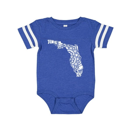

Inktastic Florida Silhouette Mandala Gift Baby Boy or Baby Girl Bodysuit