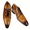 Brown, variant on Men's Pointed-toe Top Cowhide Leather Casual Oxfords Dress Shoes For Business&Party Black 8