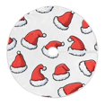 thumbnail image 6 of Yayeee Christmas Tree Skirt 35 inches for Xmas Tree Holiday Party Decoration, Santa Hats Pattern, 6 of 6