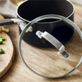 thumbnail image 5 of GreenPan x Bobby Flay 2.53QT Saucepan with Glass Lid, Professional Grade Aluminum, Ceramic Nonstick, Induction Suitable, Stay-Cool Silicone Handle, Dishwasher & Oven Safe, Black, 5 of 8