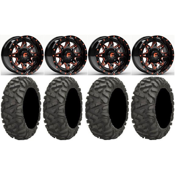 Fuel Lethal Orange 14" Wheels 29" BigHorn Tires Polaris RZR XP 1000 / PRO XP / Ranger XP 900/1000