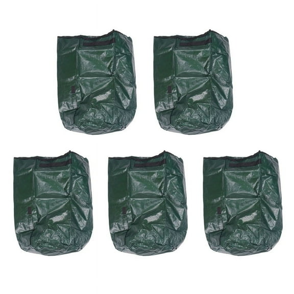 5X Organic Waste Kitchen Garden Yard Compost Bag Environmental PE Cloth Planter Waste Disposal Organic Compost Bag-S