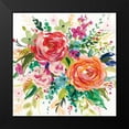 thumbnail image 2 of Robinson, Carol 15x15 Black Modern Framed Museum Art Print Titled - Bright Bouquet I, 2 of 5