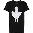 thumbnail image 1 of Elevenparis Mens Diamonds Cat Graphic T-Shirt, Black, Small, 1 of 2