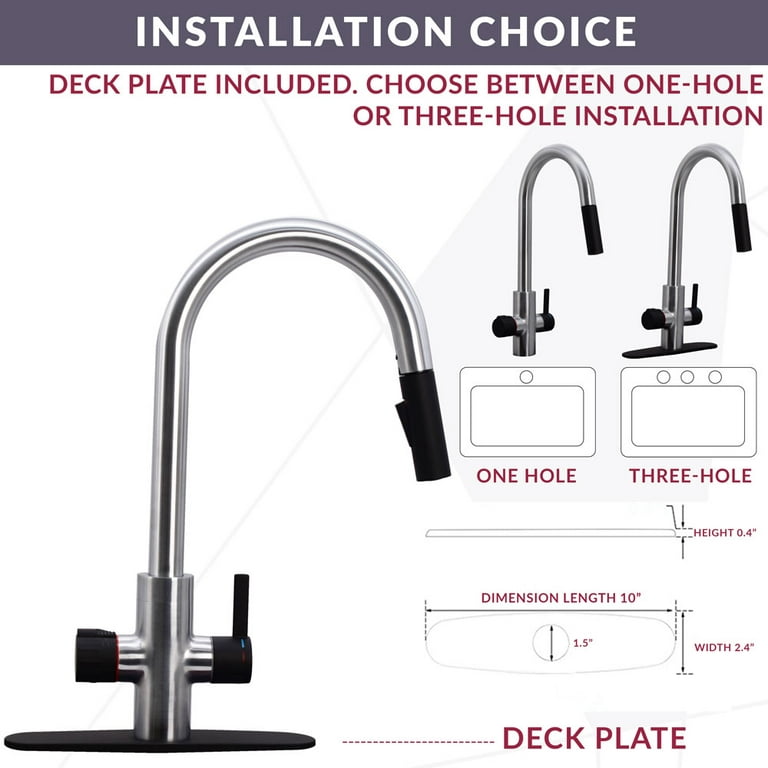 Kitchen Faucets & Accessories, Stainless Steel