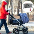 thumbnail image 3 of OUNONA Lightweight Portable Diaper Basket Bag with Handle Spacious Fabric Design for Home Use, 3 of 4