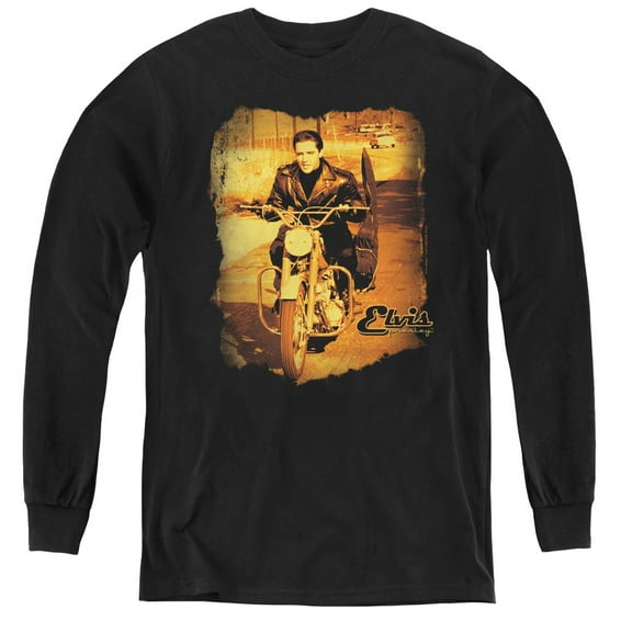 Elvis Presley - Hit The Road - Youth Long Sleeve Shirt - X-Large