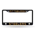 thumbnail image 1 of Pittsburgh Steelers Black License Plate Frame, 1 of 1