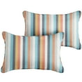 thumbnail image 2 of Sunbrella  Indoor/Outdoor Surround Sunrise Lumbar Pillows (Set of 2) 12" x 18", 2 of 5