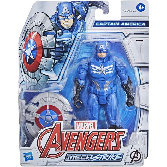 Marvel Avengers Mech Strike Capitan America. Figura de Acción Hasbro 1