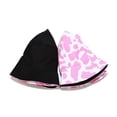 thumbnail image 4 of CoCopeanut Topi Motif Sapi Mode Baru Topi Ember Hitam Putih Topi Nelayan Dapat Dibalik Topi Musim Panas untuk Wanita Topi Pantai Wanita Gorras Panama, 4 of 6