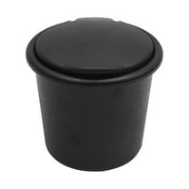 Unique Bargains Light Car Cylinder Smoke Ashtray Cup Storage Holder Organizer Black 3.4" x 3.9"