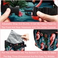 thumbnail image 4 of Flamingo Foldable Car Garbage Can with Lid Leak-Proof Mini Trash Can Hanging Storage Bag - Car Trash Bin, 4 of 6
