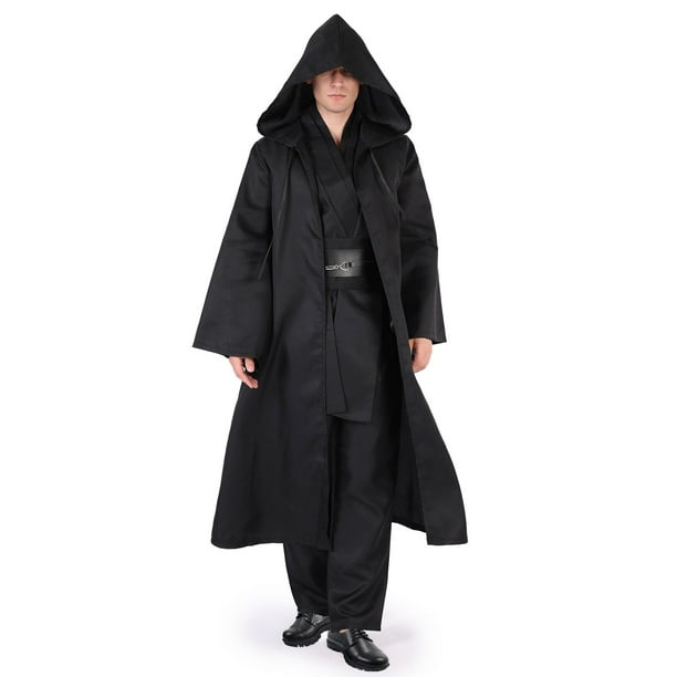 P-jsmen-Bata de estrella de película Obi Wan, traje de Cosplay, Túnica, conjunto completo, capa con capucha para Halloween, uniforme para Unisex, talla grande XXXL