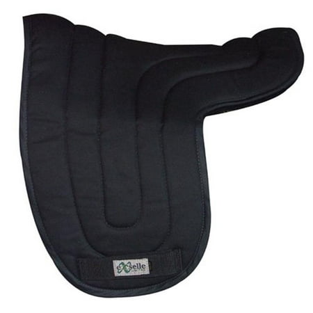 Exselle 157173BK Dressage Double Back Saddle Pad,