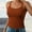 Brick Red, variant on SHITINN Women Spaghetti Strap Neck Ribbed Tank Tops Slim Fitted Camisole Basic Sleeveless Layering Shirts Womens Running Tops Blouses Women Athletic Tops for Women Pack 2 Lane Top Athletic Crop