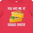 thumbnail image 4 of Inktastic You Had Me at Grilled Cheese Sandwich Boys or Girls Baby T-Shirt, 4 of 5