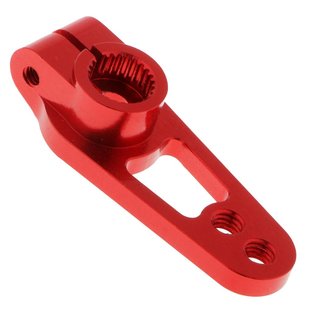 Bras De Servo 25T DiGiYes – Corne De Direction M3 Pour Voiture RC 1/8 Et 1/10, Distances Réglables 12/16/20 Mm – Rouge