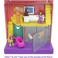 thumbnail image 3 of ​Pollyville Pet Place With 4 Floors of Fun, 2 Micro Dolls, 1 Sticker Sheet & more, 3 of 6