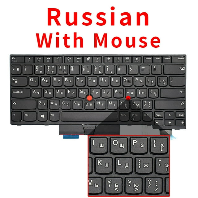 US Russian Spanish English Backlit keyboard for Lenovo Thinkpad T470 T480 A475 A485 01AX569 01AX487 01AX528 01HX419 US RU Original