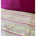 thumbnail image 5 of Groovy Stripe- Recycled Plastic/Sustainable Cotton Queen Duvet Cover Set Including 2 Shams.Made in Green by Oeko-Tex., 5 of 7