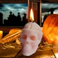 thumbnail image 2 of Halloween Scented Candle - Brain & Skull Design, Beeswax & Soy Wax Blend, Aromatherapy Gift for Men Women, Holiday Home Decor, Clean Burning, Festive Party Centerpiece, 25g/68g Options, 2 of 6