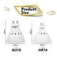 thumbnail image 3 of Lámpara hidropónica para cultivo de flores y vegetales, 3 W, 4 W y 5 W, E27, E14, MR16, GU10, 48 LED, 60 LED y 80 LED, 3 of 8