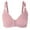 Pink, variant on Bras for Women y Front Close Wireless Bras Adjustable Straps No Underwire Bralettes Full Coverage Bra