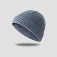 thumbnail image 4 of Gorro Tejido A La Moda Beanie Skullcap Sailor Cap Cuff Brimless Beanie Hat Para Hombres Y Mujeres Minnieouse AP007385-01, 4 of 5
