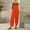 Orange, variant on Virmaxy Cotton Linen Overalls For Women Loose Fit Summer Casual Solid Pocket Romper Long Playsuit Strap Button Jumpsuit Orange 4XL