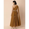 thumbnail image 2 of Indya Women's Ochre Foil One Shoulder Maxi Kurta, 2 of 6
