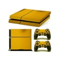 thumbnail image 4 of Golden Color Glossy Decal Skin Sticker for Playstation 4 PS4 Console + Controllers-, 4 of 5