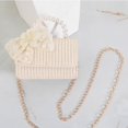 thumbnail image 3 of Coduop Women Straw Crossbody Bag Beach Weave Shoulder Bag Pearl Bow Mini Handbag, 3 of 6