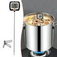 thumbnail image 1 of Candy Thermometer for Candy Making with Pot Clip,Best Instant Read Thermometer Digital for Cooking, Baking, Candy and Cheese Making – 12 Inch Probe, Large Rotating LCD Display, Essential Baking Tool, 1 of 9
