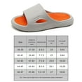 thumbnail image 2 of Zapatillas Massaje de acupresión de baño para hombres para al aire libre (42-43) gris, 2 of 8