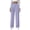 Purple, variant on Womens Dress Pants Straight Leg Pull On Work Pants High Waisted Business Casual Trousers Slacks with Pockets