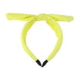 thumbnail image 4 of Unique Bargains 1 Pc Elegant Bow Wide Headbands for Women Yellow, 4 of 6