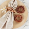 thumbnail image 7 of Three-Ring Napkin Rings, Decorative Handcuff Ring, Napkin Holders, Napkin Rings Bulk for Decoration 8Pcs, 7 of 7