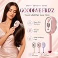 thumbnail image 2 of Electric Spray Air Cushion Massage Comb, 5 in 1 Air Cushion Brush, Electric Steam Brush for Hair with Fine Mist Spray, Retractable Bristles, Detangling Hair Brush for Wet Dry Curly Wavy Hair, 2 of 7